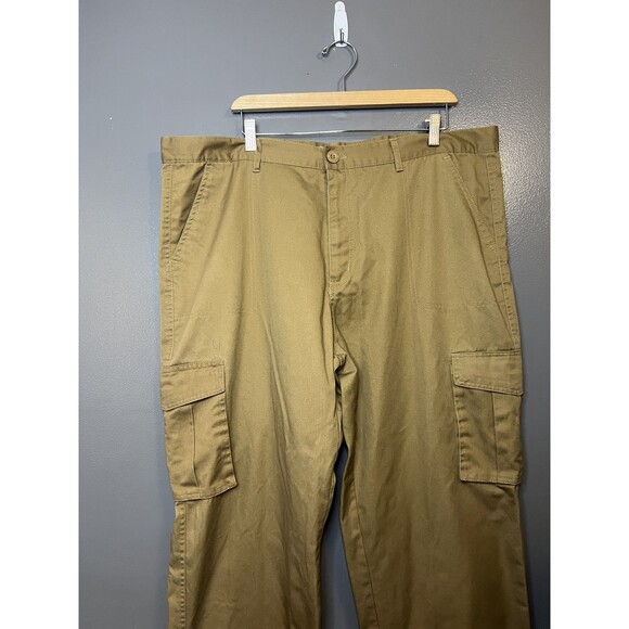 Denim & Rivets Cargo Pants Mens 42/30 Utility Workwear Cotton Blend Pockets - Picture 2 of 9
